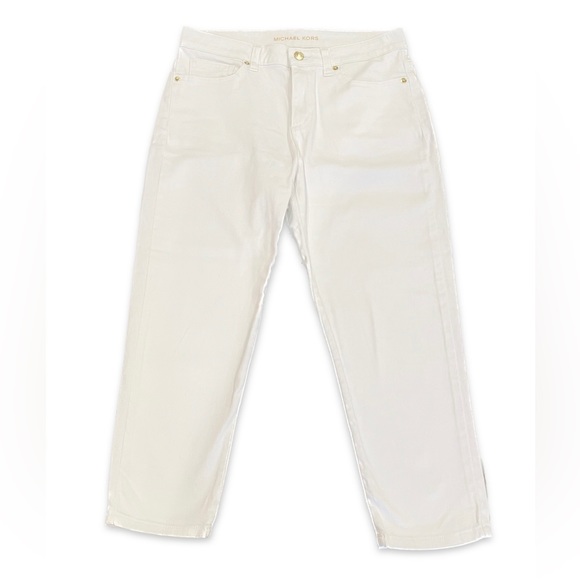 Michael Kors White Cropped Pants - Picture 1 of 5